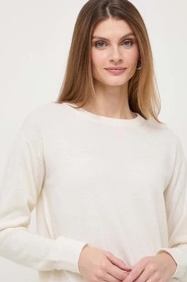 Zdjęcie produktu Max Mara Leisure sweter wełniany damski kolor beżowy lekki 2416361047600