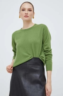 Zdjęcie produktu Max Mara Leisure sweter wełniany damski kolor zielony lekki 2416361047600