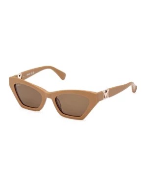 Zdjęcie produktu Max Mara, Modne okulary przeciwsłoneczne dla kobiet Brown, female,