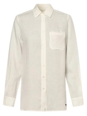 Zdjęcie produktu Max Mara Weekend Damska bluzka lniana Kobiety len biały jednolity,