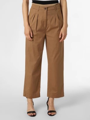 Zdjęcie produktu Max Mara Weekend Spodnie Kobiety Bawełna brązowy jednolity,