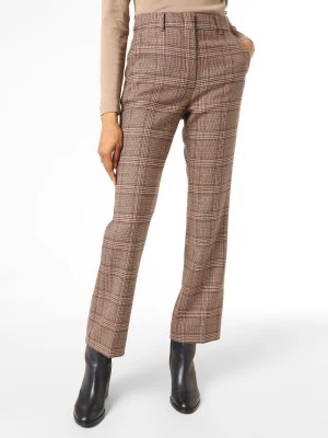 Zdjęcie produktu Max Mara Weekend Spodnie Kobiety wełna ze strzyży brązowy|wielokolorowy wzorzysty,