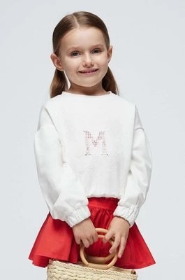 Zdjęcie produktu Mayoral bluza dziecięca kolor beżowy z aplikacją