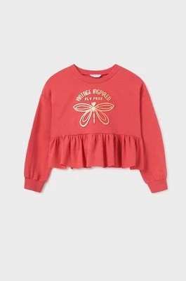 Zdjęcie produktu Mayoral bluza dziecięca kolor czerwony z nadrukiem
