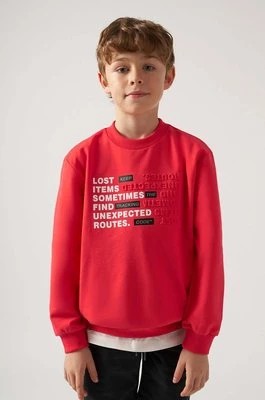Zdjęcie produktu Mayoral bluza dziecięca kolor czerwony z nadrukiem