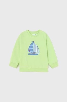 Zdjęcie produktu Mayoral bluza niemowlęca kolor zielony z nadrukiem