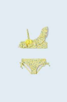 Zdjęcie produktu Mayoral dwuczęściowy strój kąpielowy dziecięcy kolor żółty