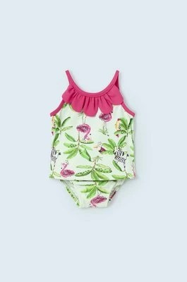 Zdjęcie produktu Mayoral dwuczęściowy strój kąpielowy niemowlęcy kolor zielony