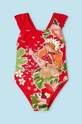 Zdjęcie produktu Mayoral jednoczęściowy strój kąpielowy dziecięcy kolor fioletowy