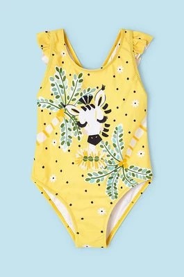 Zdjęcie produktu Mayoral jednoczęściowy strój kąpielowy dziecięcy kolor żółty