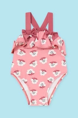 Zdjęcie produktu Mayoral jednoczęściowy strój kąpielowy niemowlęcy kolor różowy