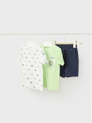 Zdjęcie produktu Mayoral Komplet t-shirt, top i spodenki 1645 Kolorowy Regular Fit