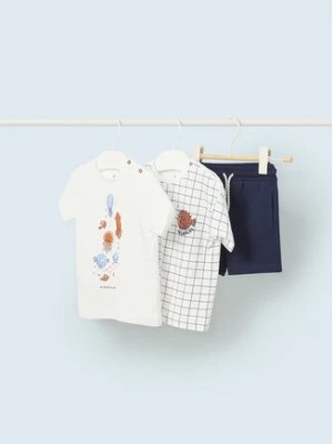 Zdjęcie produktu Mayoral Komplet t-shirt, top i spodenki 1649 Kolorowy Regular Fit