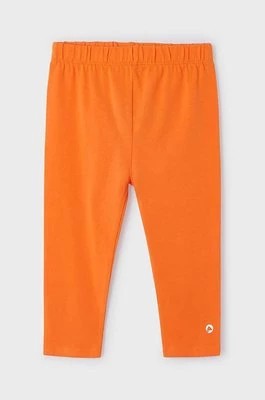 Zdjęcie produktu Mayoral legginsy 3/4 dziecięce kolor pomarańczowy gładkie