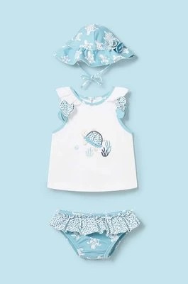 Zdjęcie produktu Mayoral Newborn dwuczęściowy strój kąpielowy niemowlęcy kolor turkusowy