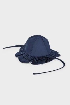 Zdjęcie produktu Mayoral Newborn kapelusz dwustronny bawełniany niemowlęcy kolor granatowy bawełniany