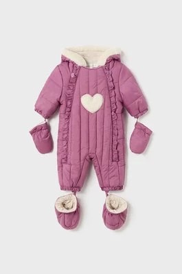 Zdjęcie produktu Mayoral Newborn kombinezon niemowlęcy kolor fioletowy
