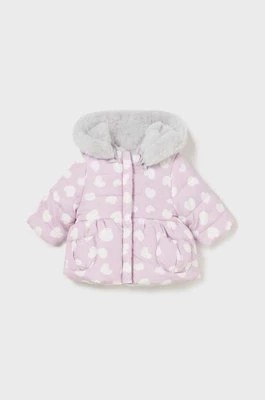 Zdjęcie produktu Mayoral Newborn kurtka dwustronna niemowlęca kolor fioletowy