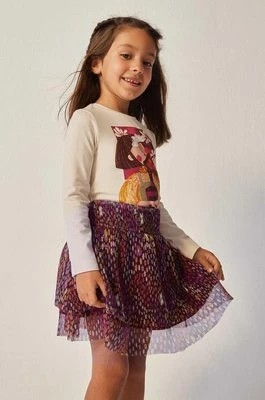 Zdjęcie produktu Mayoral spódnica dziecięca kolor bordowy mini rozkloszowana
