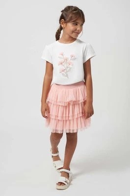 Zdjęcie produktu Mayoral spódnica dziecięca kolor różowy mini rozkloszowana
