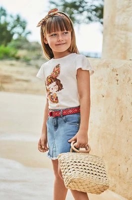 Zdjęcie produktu Mayoral spódnica jeansowa dziecięca kolor niebieski mini prosta