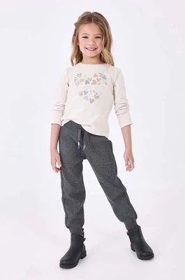 Zdjęcie produktu Mayoral spodnie dresowe dziecięce kolor szary gładkie
