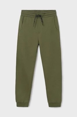 Zdjęcie produktu Mayoral spodnie dresowe dziecięce kolor zielony melanżowe