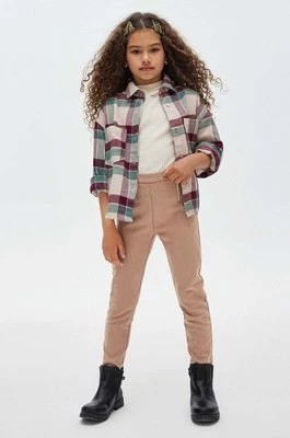 Zdjęcie produktu Mayoral spodnie dziecięce kolor beżowy gładkie