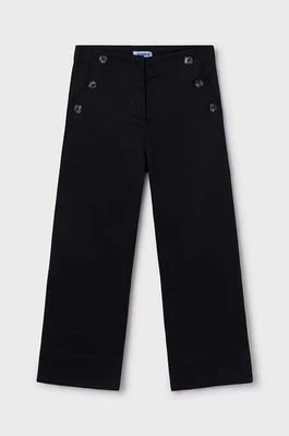 Zdjęcie produktu Mayoral spodnie dziecięce kolor czarny gładkie
