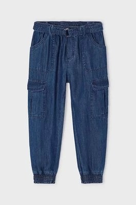 Zdjęcie produktu Mayoral spodnie dziecięce kolor niebieski gładkie