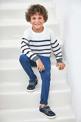Zdjęcie produktu Mayoral spodnie dziecięce kolor niebieski gładkie