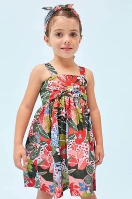 Zdjęcie produktu Mayoral sukienka bawełniana dziecięca mini rozkloszowana