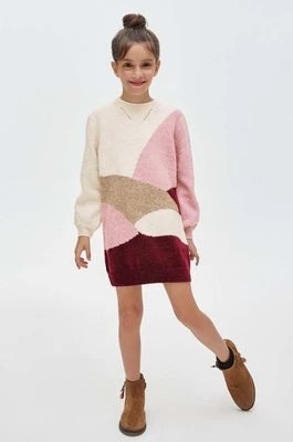 Zdjęcie produktu Mayoral sukienka dziecięca kolor fioletowy mini oversize