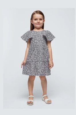 Zdjęcie produktu Mayoral sukienka dziecięca kolor granatowy mini rozkloszowana