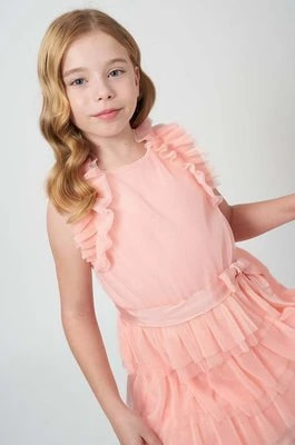 Zdjęcie produktu Mayoral sukienka dziecięca kolor różowy mini rozkloszowana