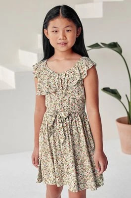 Zdjęcie produktu Mayoral Sukienka dziecięca kolor zielony mini rozkloszowana
