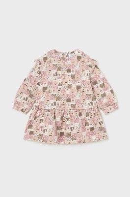 Zdjęcie produktu Mayoral sukienka niemowlęca kolor różowy mini oversize