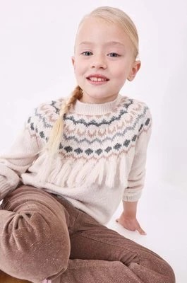 Zdjęcie produktu Mayoral sweter dziecięcy kolor beżowy ciepły