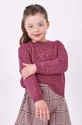 Zdjęcie produktu Mayoral sweter dziecięcy kolor fioletowy lekki