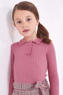 Zdjęcie produktu Mayoral sweter dziecięcy kolor różowy lekki