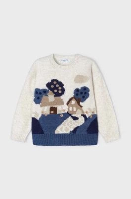 Zdjęcie produktu Mayoral sweter z domieszką wełny dziecięcy kolor niebieski ciepły