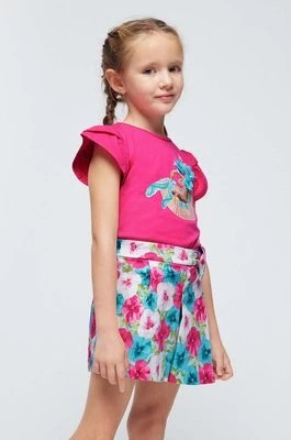 Zdjęcie produktu Mayoral szorty dziecięce kolor różowy wzorzyste