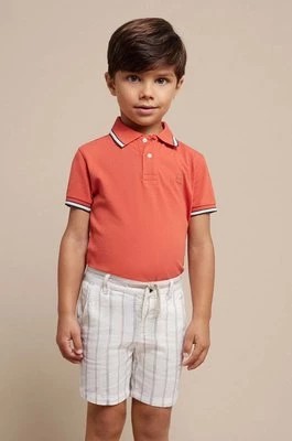 Zdjęcie produktu Mayoral szorty z domieszką lnu dziecięce kolor beżowy