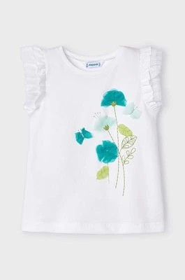 Zdjęcie produktu Mayoral t-shirt dziecięcy kolor biały