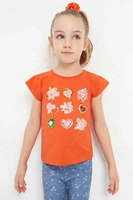 Zdjęcie produktu Mayoral t-shirt dziecięcy kolor pomarańczowy