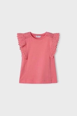 Zdjęcie produktu Mayoral t-shirt dziecięcy kolor różowy