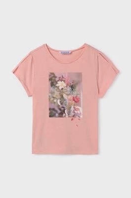 Zdjęcie produktu Mayoral t-shirt dziecięcy kolor różowy
