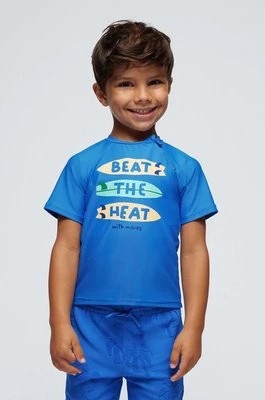 Zdjęcie produktu Mayoral t-shirt kąpielowy dziecięcy kolor niebieski
