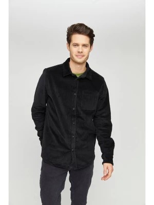 Zdjęcie produktu MAZINE Koszula sztruksowa "Matlock" w kolorze czarnym rozmiar: XL