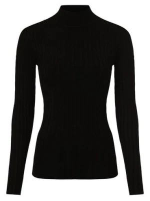 Zdjęcie produktu mbyM Damska koszulka z długim rękawem Kobiety Sztuczne włókno czarny jednolity,